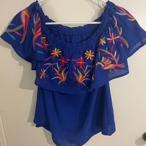 off the shoulder blouse